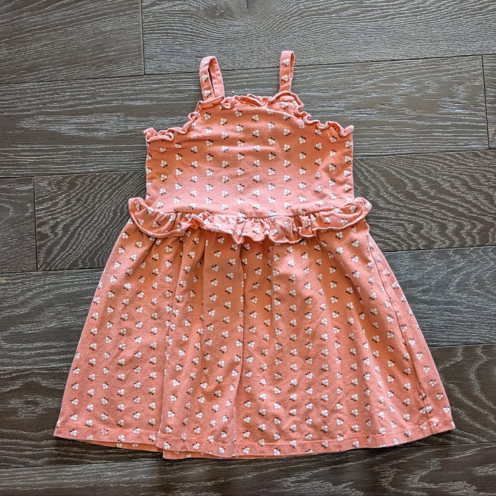 3/$15 - Janie and Jack Floral Ruffle Trim Sundress Size 4